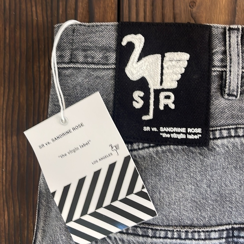 NWT Free People x Sandrine Rose “the Virgin label” Jeans - Picture 3 of 7